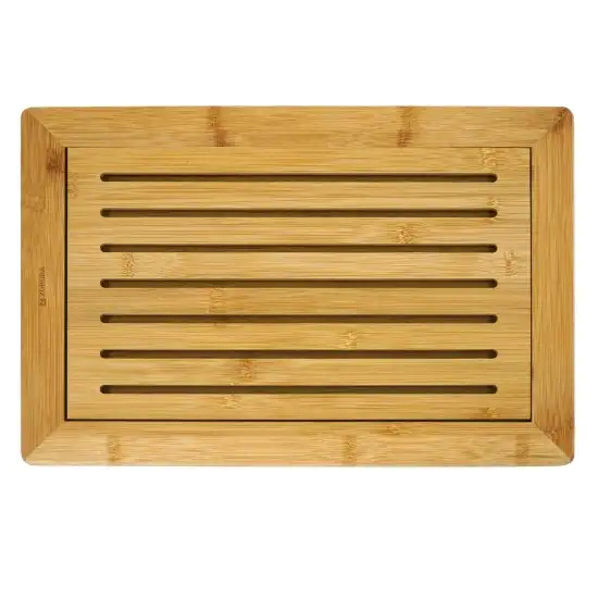 Brotschneidebrett, Bambus, 42 x 28 cm, 2 cm dick - Zokura