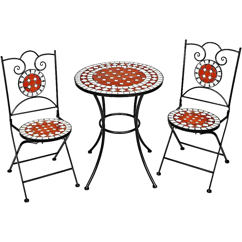 Mosaik-Gartengarnitur Neapel