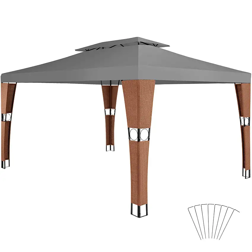 Rattan Gartenpavillon Mona