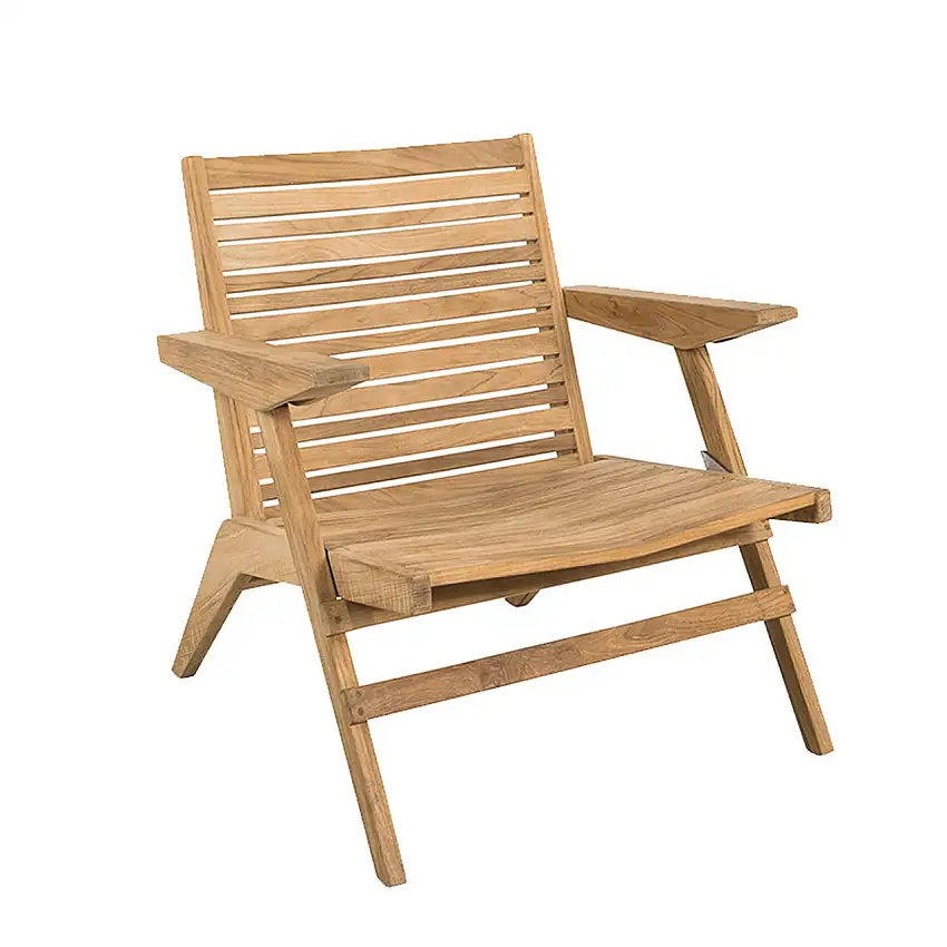 Loungesessel Flip aus Teakholz