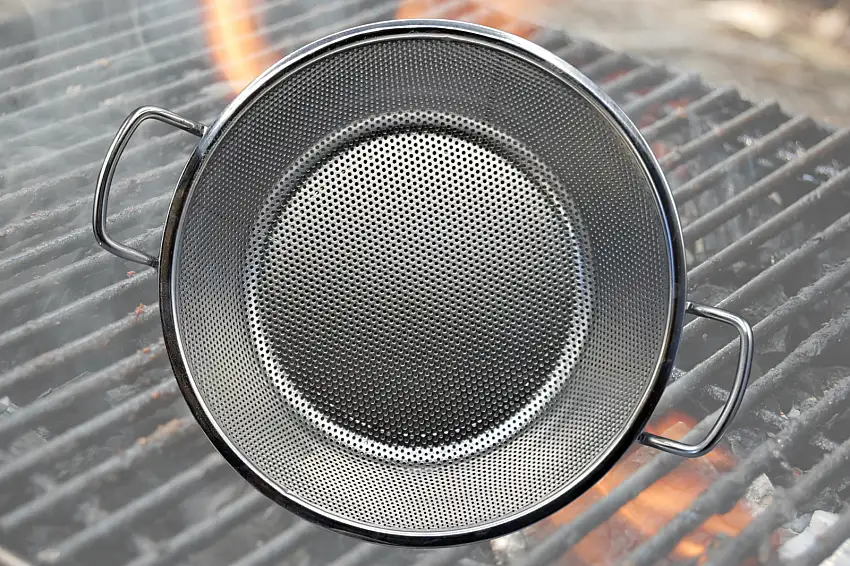 Wilkinson Grillpfanne, Vulcan BBQ Range, Rund 32 cm, Premium-Edelstahl