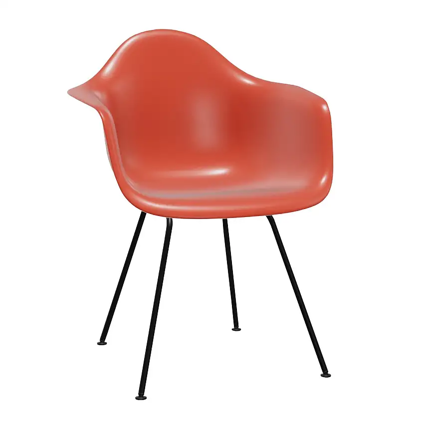 4er Set Eames Plastic Armchair DAX RE von Vitra -10 %