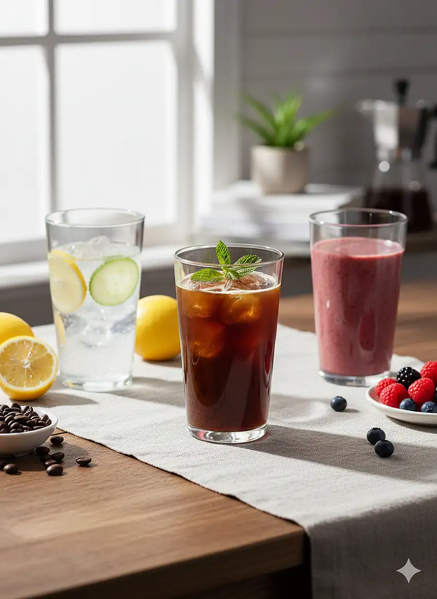 12x Longdrinkglas, 15 cm hoch, Hochwertig, Modern