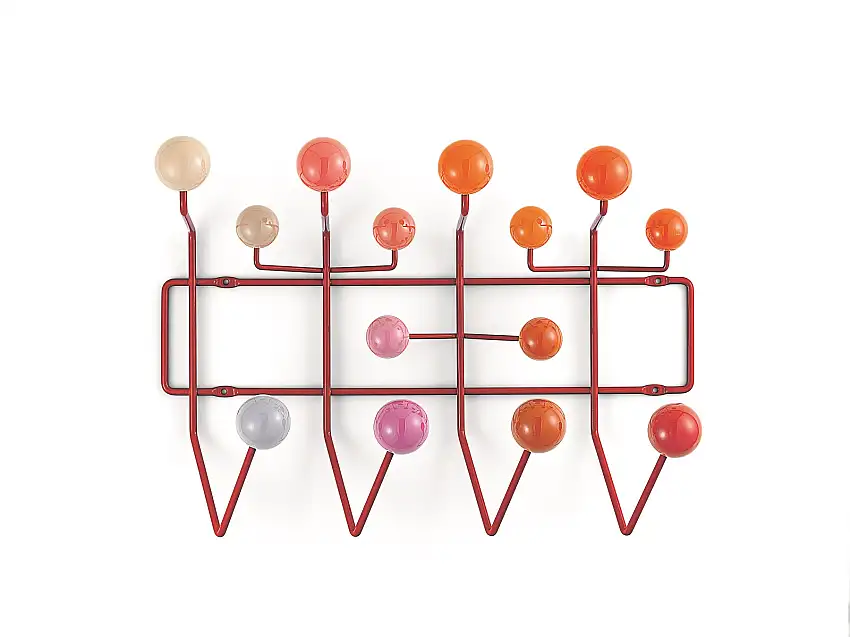 Vitra Wandgarderobe Eames hang it all rot