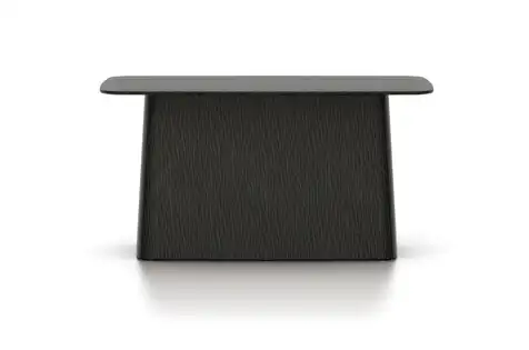 Vitra Wooden Side Table Beistelltisch gross Eiche dunkel