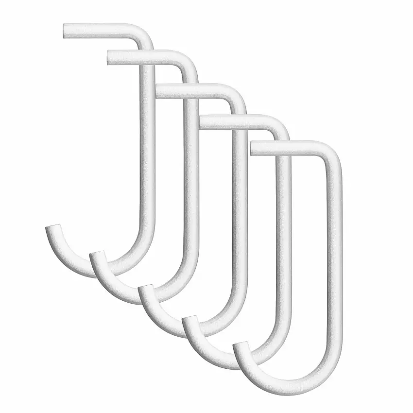 5er Set Haken String für Metall-Regalböden