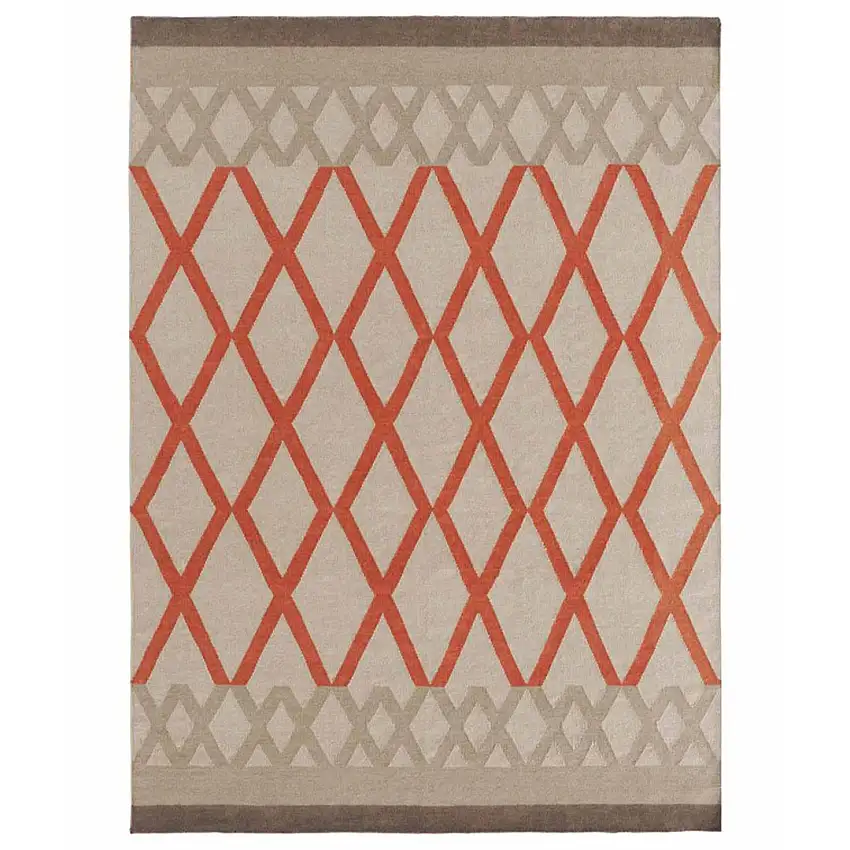 Kelimteppich Sioux mit grafischem Muster