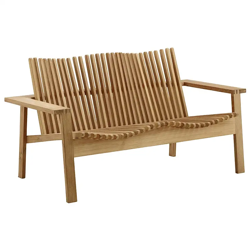 2-Sitzer Sofa Amaze aus Teakholz