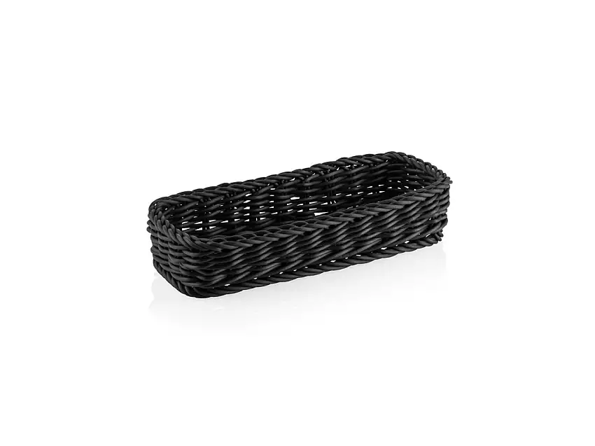 Besteckkorb Weaver Pro Systemkörbe, 27x10x5cm, schwarz, BPA frei