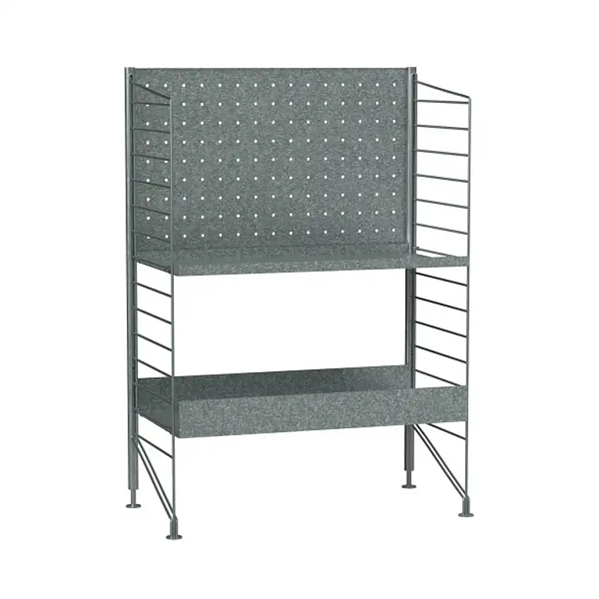 2er Set verzinkte Bodenleitern String