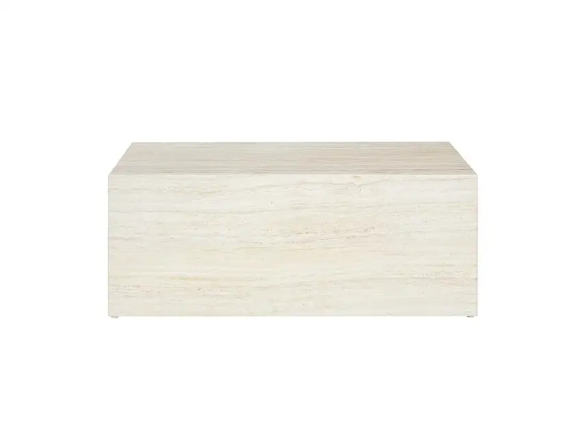 Salesfever Couchtisch Travertin, 90x60 cm