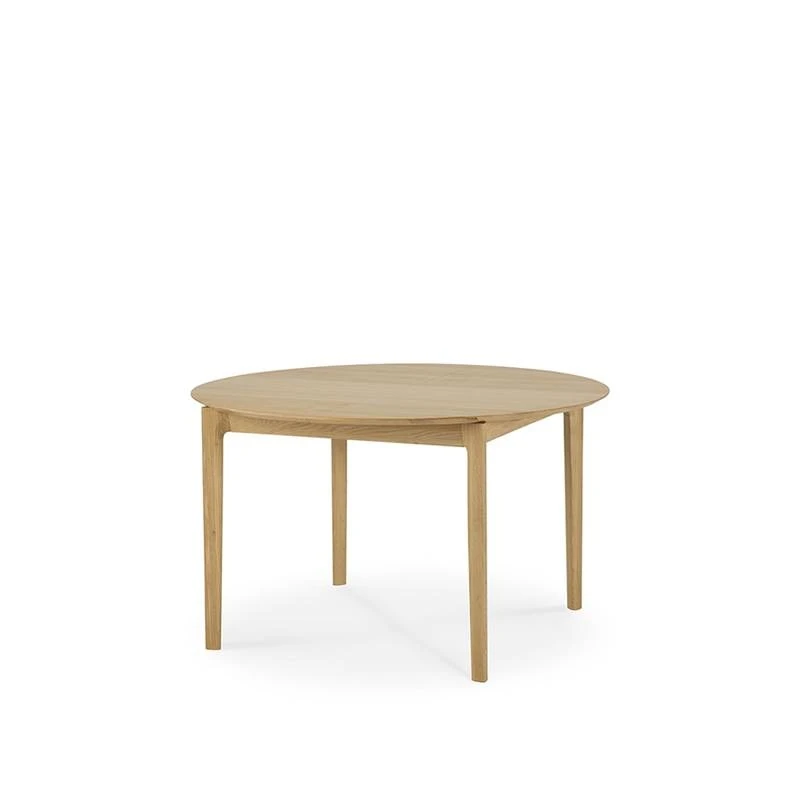 Ethnicraft BOK Ausziehtisch rund