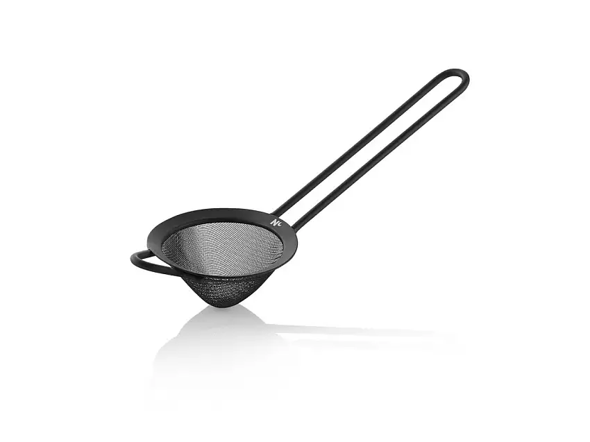 NOCTURN Feinmaschiges Sieb Nocturn, Ø9cm, 25,5cm, schwarz matt