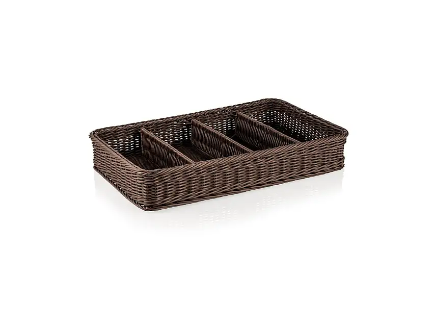 GN Besteckkorb 1/1 Weaver Pro Systemkörbe, braun, BPA frei