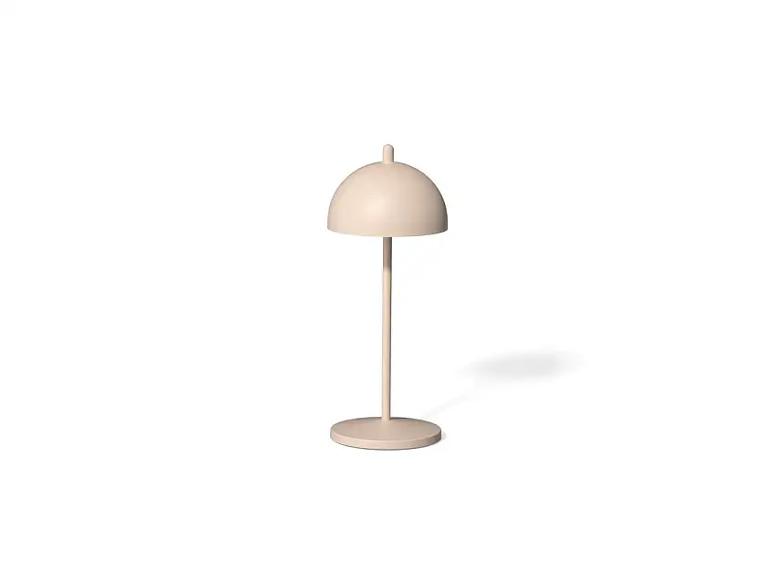 YUYU LED Tischleuchte YUYU ALICE, Sand Matt, Höhe 19,8cm, Ø8cm