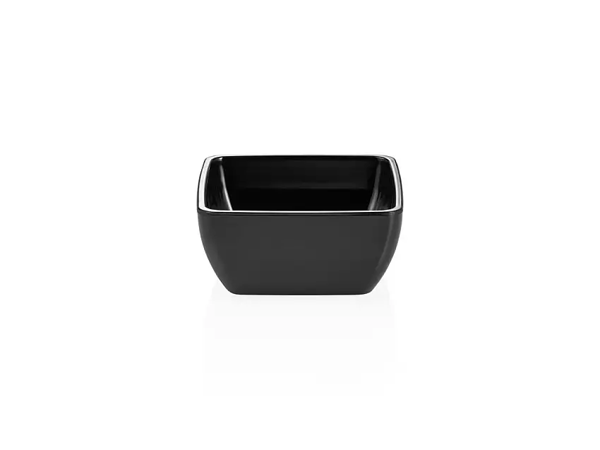 DAY & NIGHT Schale Day & Night, 13x13x6cm, schwarz, Melamin