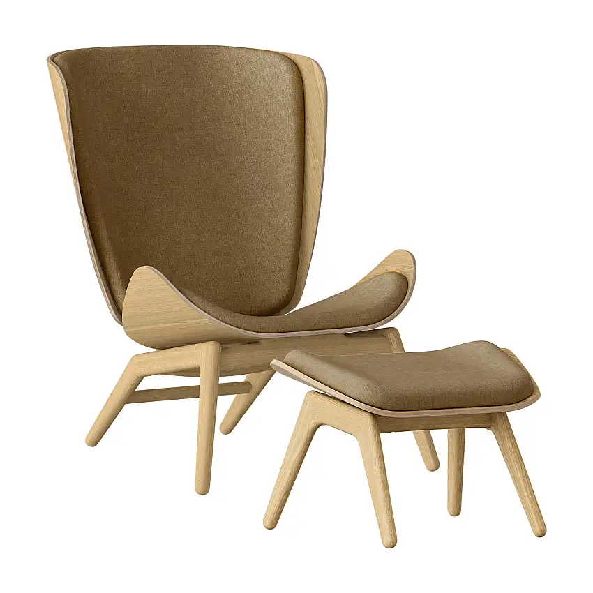 UMAGE – The Reader Ohrensessel + Ottoman gratis