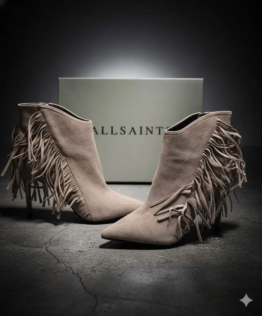 Allsaints IZZY - Boot - Taupe, Damen, Größe 38