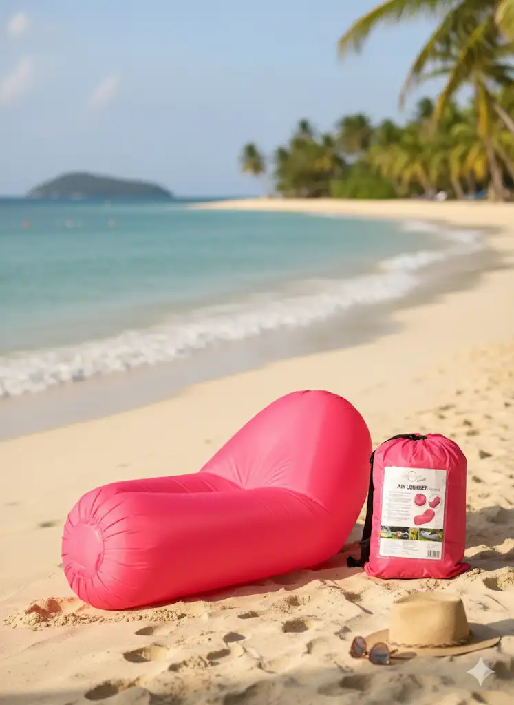 Air Lounger-Peacock Cape Cod breeze 180 cm x 90 cm Rosa