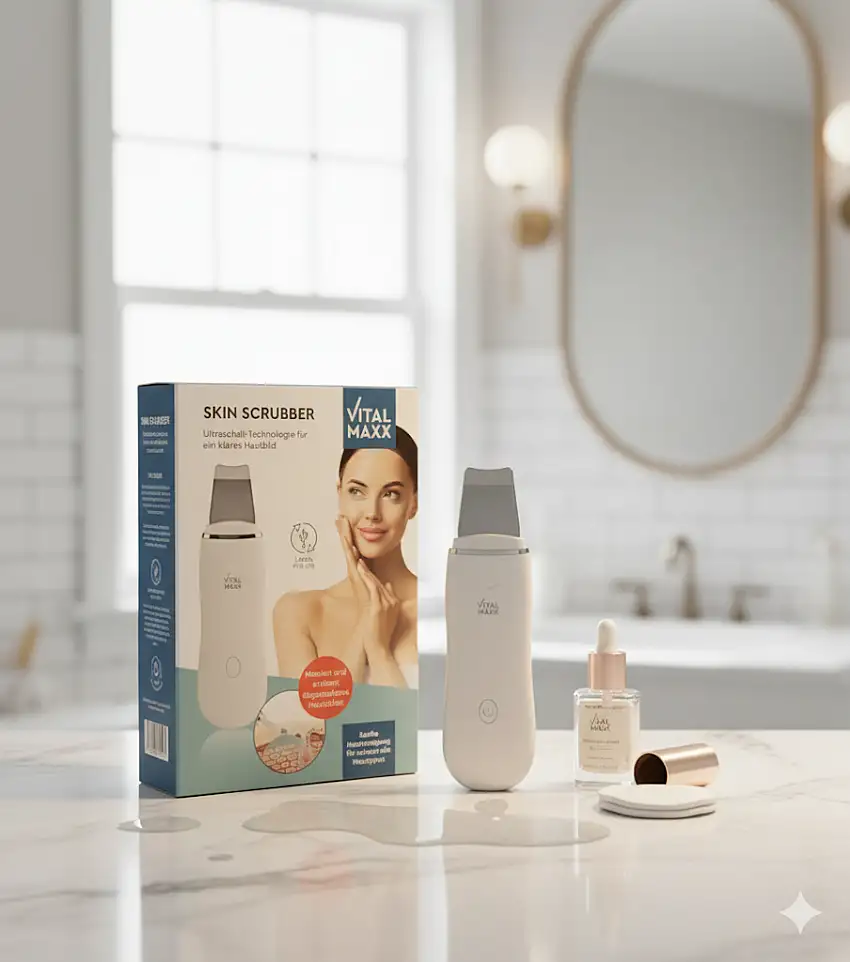 Ultraschall, Peelinggerät, VITALmaxx, Gesichtsreinigung