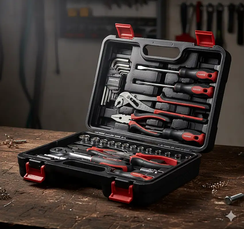 Werkzeugset gemischt 61 St. KRT951008