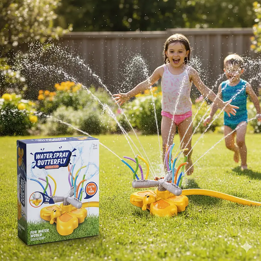 Water Spray Butterfly, Fun Water world