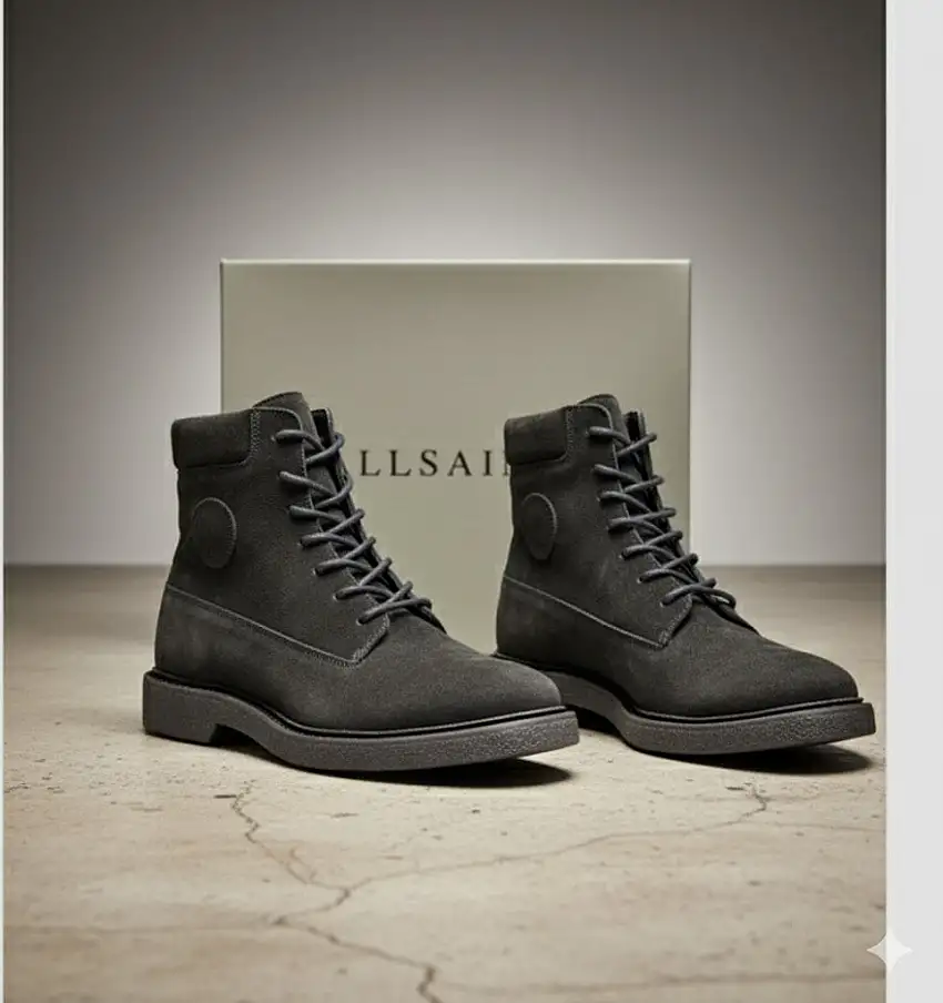 Allsaints Marco - Lace Up Boot, Schwarz, Herren, Größe 43
