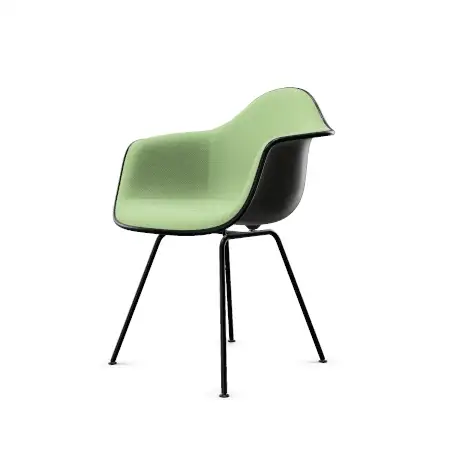 Vitra Stuhl Eames Armchair DAX mit Vollpolster