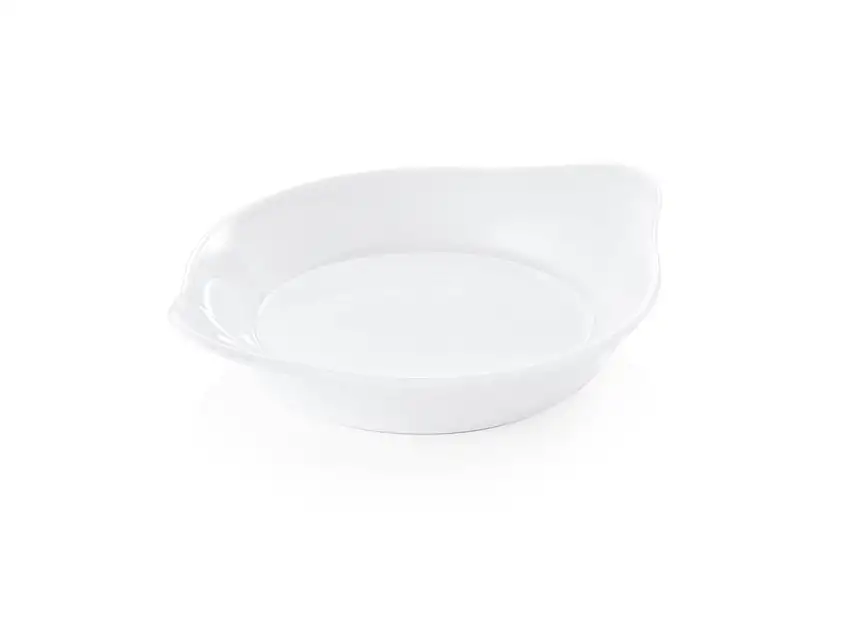 WAS Backform rund Ø13x2,5cm, weiß, Porzellan, 6 Stück