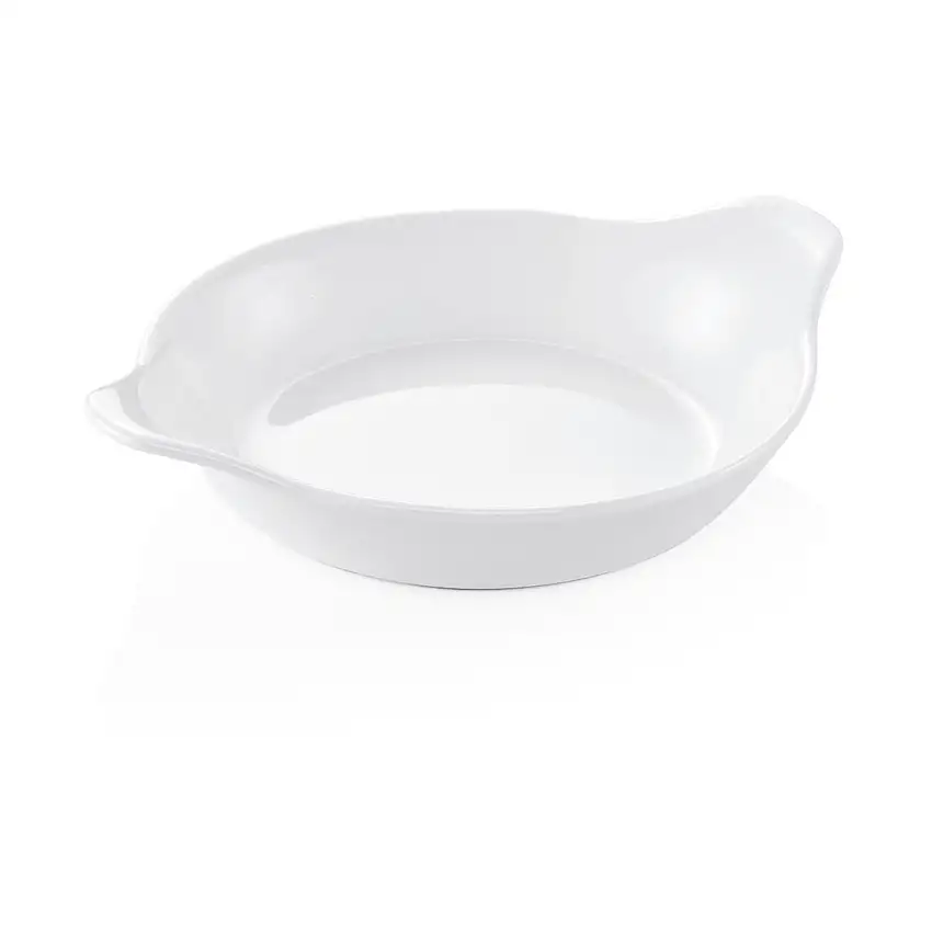 WAS Backform rund Ø17,5x3,5cm, weiß, Porzellan, 6 Stück