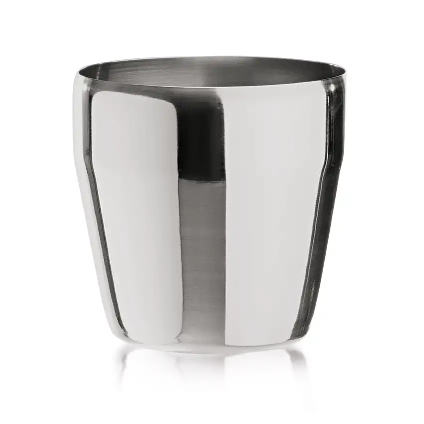 WAS Tischabfalleimer, Ø12,5cm, Chromnickelstahl