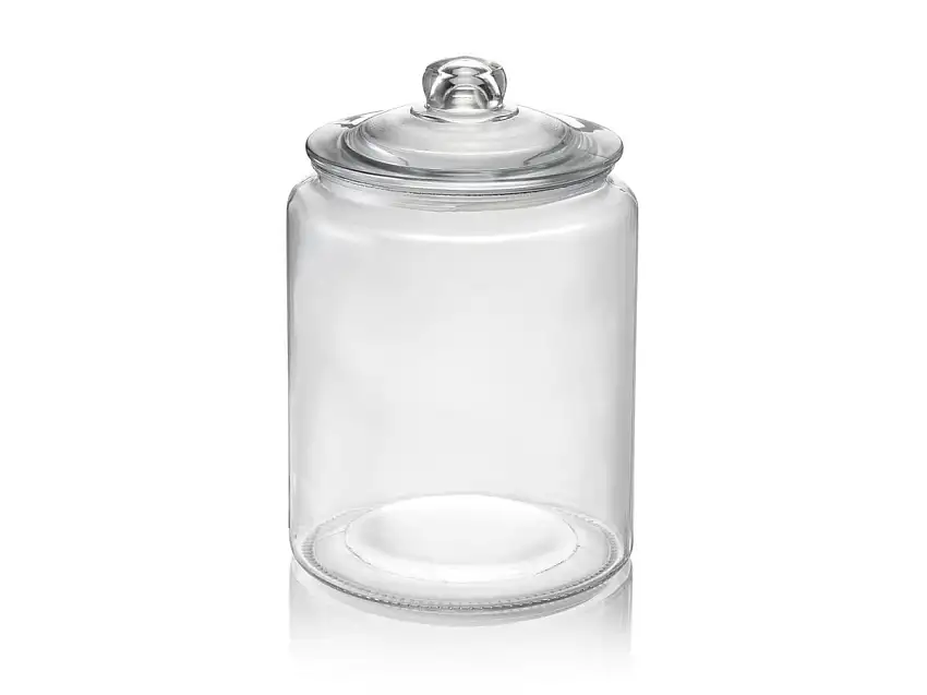 WAS Vorratsglas, 6 ltr., Ø20cm, Höhe 29cm, Glas, Polyethylen