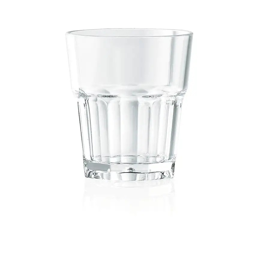 WAS Wasserglas, 240 ml, Polycarbonat, 12 Stück, Pool