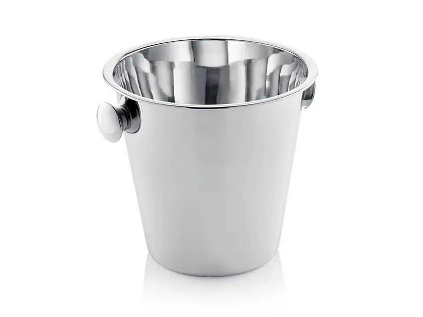 WAS Wein-/Sektkühler, Ø21,5cm, Höhe 20cm, Chromnickelstahl 18/10