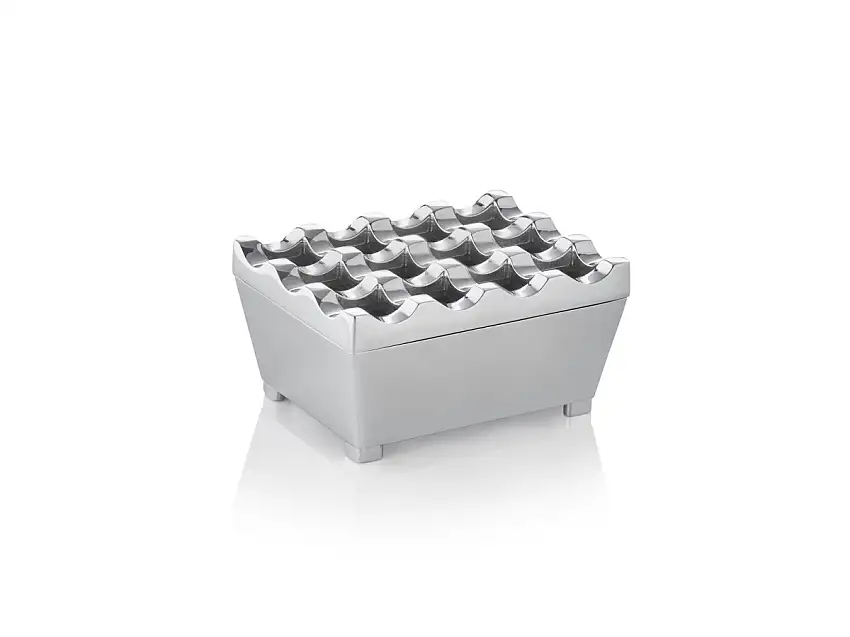 WAS Windaschenbecher, 9,5x7,5x4,5cm, verchromt, Zinkuss