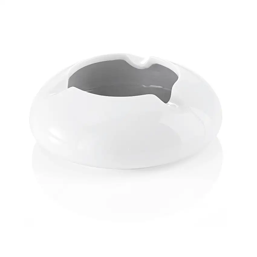 WAS Windaschenbecher Ø12,5cm, weiß, Porzellan, 6 Stück