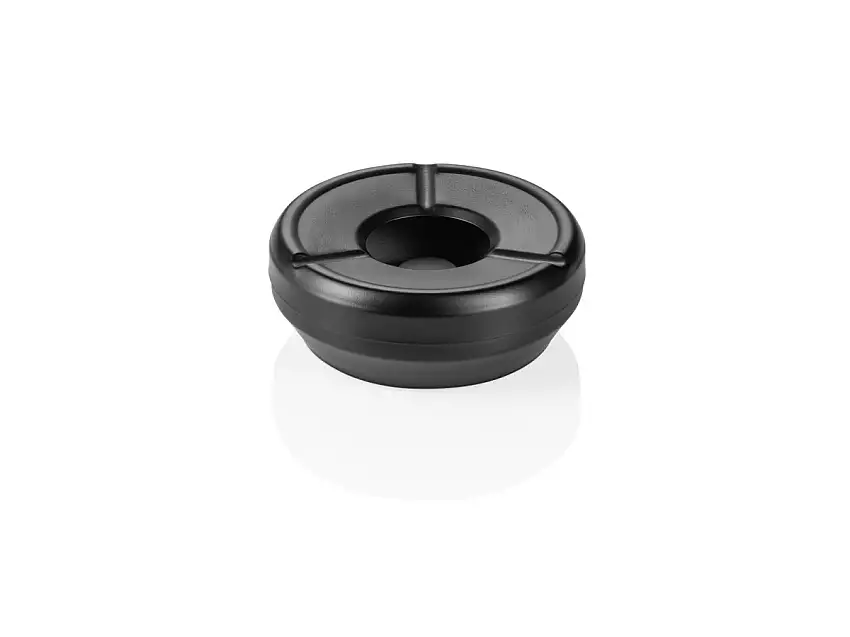 WAS Windaschenbecher, Ø9,5cm, schwarz , Edelstahl