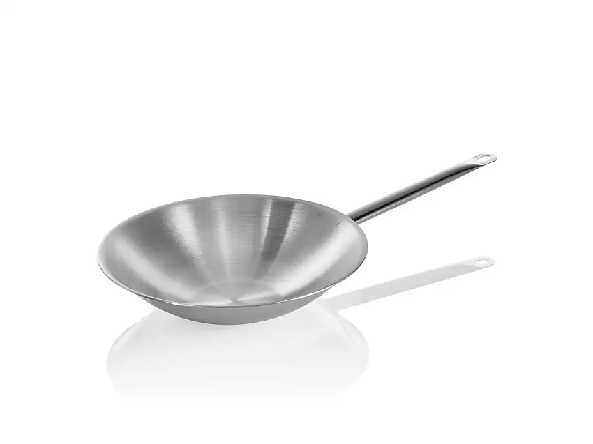 WAS Wok Cookware 21 mit abgeflachtem Boden, Ø38cm
