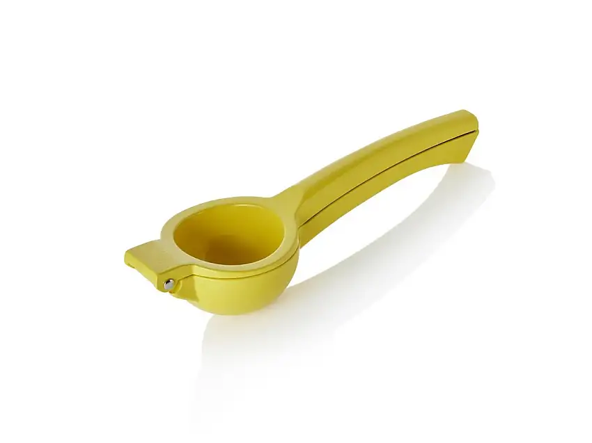 WAS Zitruspresse, Ø6cm, 22x7,5cm, gelb, Aluguss