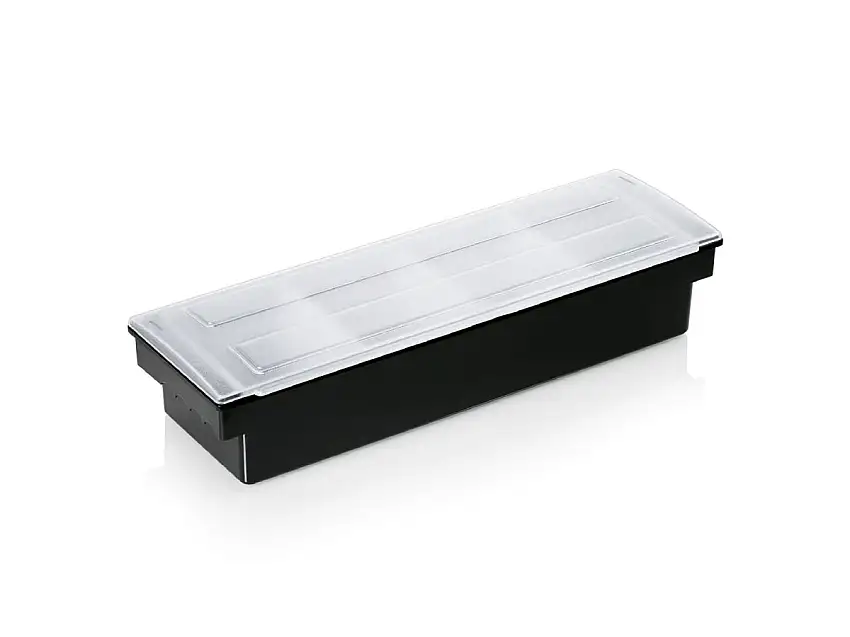 WAS Zutatenbehälter mit 4 Einsätzen á 750 ml, schwarz, Kunststoff